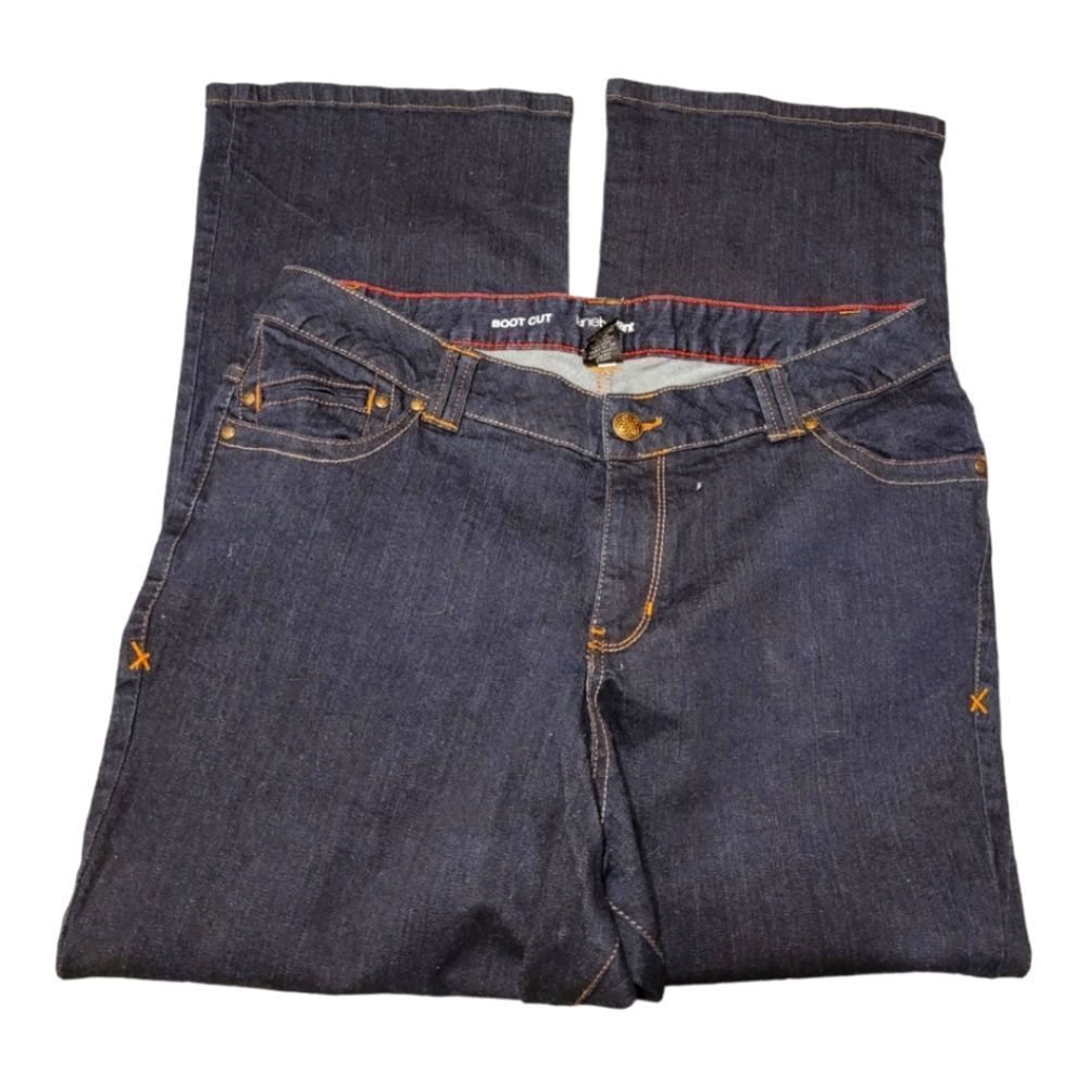 𝅺Lane Bryant dark wash boot cut jeans 18 petite